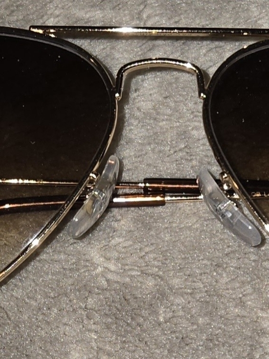 Ray-Ban Gold Frame Sunglasses with Brown Gradient Lenses main image 4